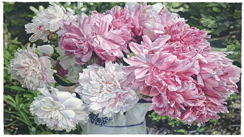 Peonies in the Garden Pipkin